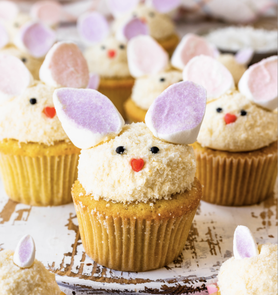 Easter Bunny Cupcakes