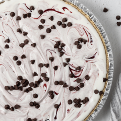 BLACK RASPBERRY CHIP CREAM PIE